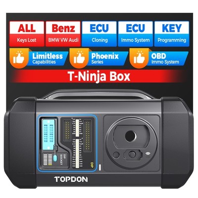 TOPDON T-Ninja Box Advanced IMMO Key Programmer ECU Cloning for Benz BMW VW