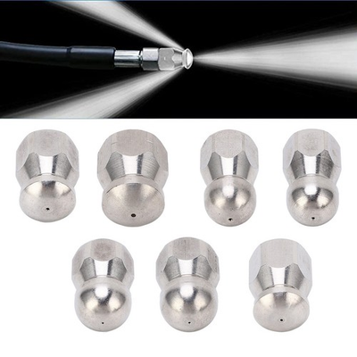 #ad 5000PSI High Pressure Washer Nozzle Pipe Dredging Cleaning Nozzle Stainless $8.61