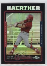 2005 Topps Chrome Update & Highlights Black Refractor /250 Cody Haerther hg6