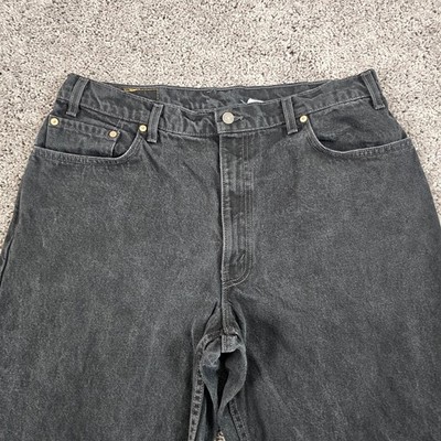 VINTAGE Levis 560 Jeans Mens 38 (34x33) Black Tapered Leg Loose