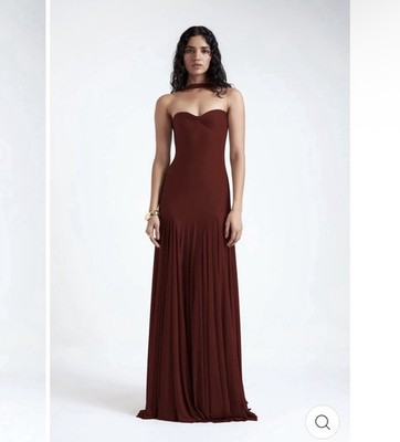 berta halter dress Spotlight on Odel by Muse by Berta. We love this high neck halter with floral appliqus on Muse by Berta's Odel gown. Shop this and more @musebyberta at Chic Parisien