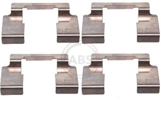 A.B.S.-OE 1235Q-OE Accessory Kit, disc brake pad for NISSAN