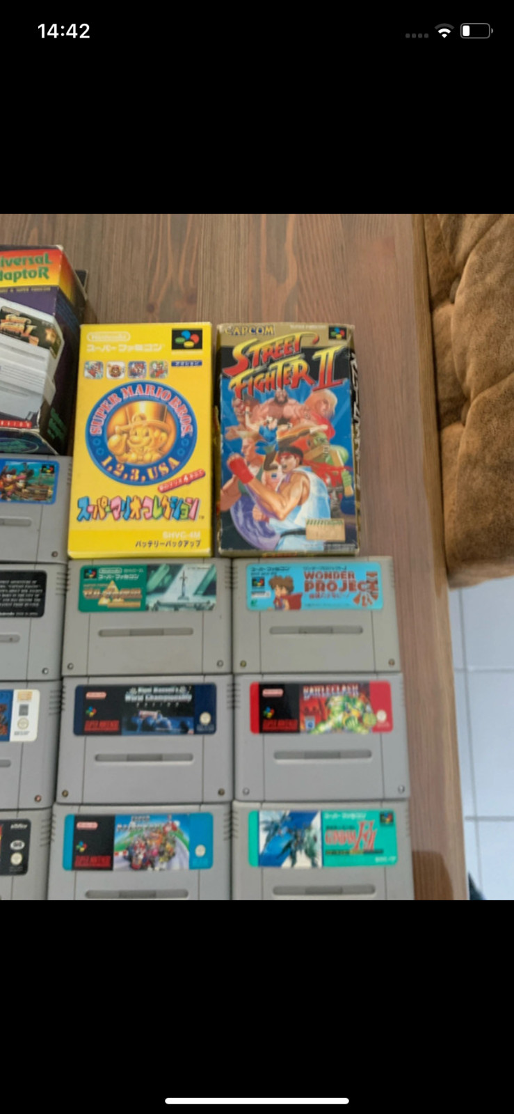 lot jeux super nintendo et adaptateur 5