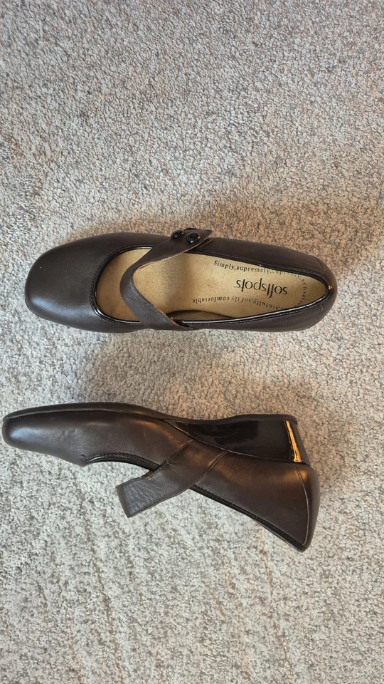 Zapatos de vestir para mujer Softspots marrón oscuro Foto 2 de 4