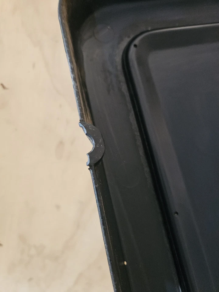 Panel de moldura de puerta trasera Volvo 740 760 Wagon, azul OEM 1265554 Foto 4 de 4