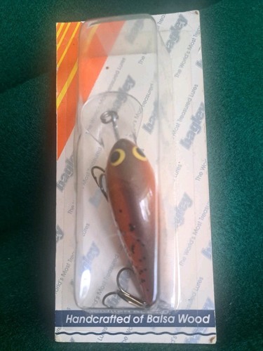 Bagley Diving Killer B-2 Orange/Blk Balsa Wood Bass Vintage Fishing Lure NIB - Picture 9 of 12