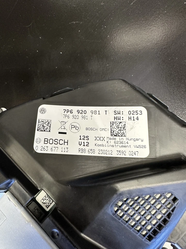 2011 年大众途锐 TDI 柴油仪表盘速度计 — 第 4/4 张图片