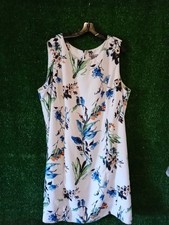 Jessica London Multicolored Midi Dress Size 28 W Pre-owned Smoke-free Floral