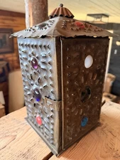 Antique Bradley And Hubbard Pierced Jewel Lantern