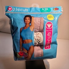 Fruit of the Loom Tag Free Womens Hi-Cut Panties. Package of Three.
