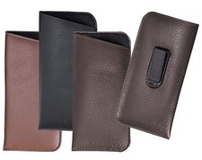 Lot 100 Nice Soft Sleeve Eyeglass optical cases with clip sc-2