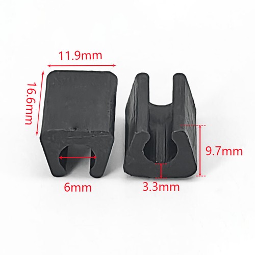 Rohr Schlauch U Befestigungsschelle Kunststoffrohr U-Clip 3-32mm Rohr-U-Klammer - Picture 14 of 56