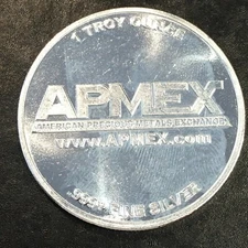 1 oz Silver Bullion APMEX EAGLE with RIBBON We COMBINE SHIPPING #o724