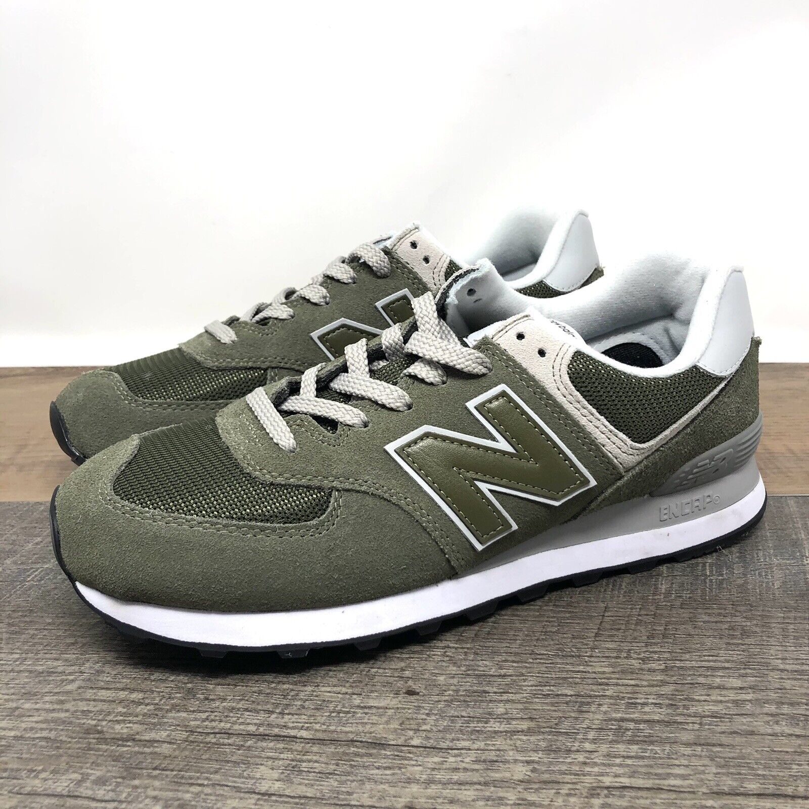 principal espada escaramuza New Balance 574 ML574EGO Evergreen Classic (Olive) Suede - Men's Size 9.5  (2E) | eBay