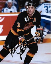 Vancouver Canucks Doug Lidster Signed Autographed 8x10 NHL Photo COA A
