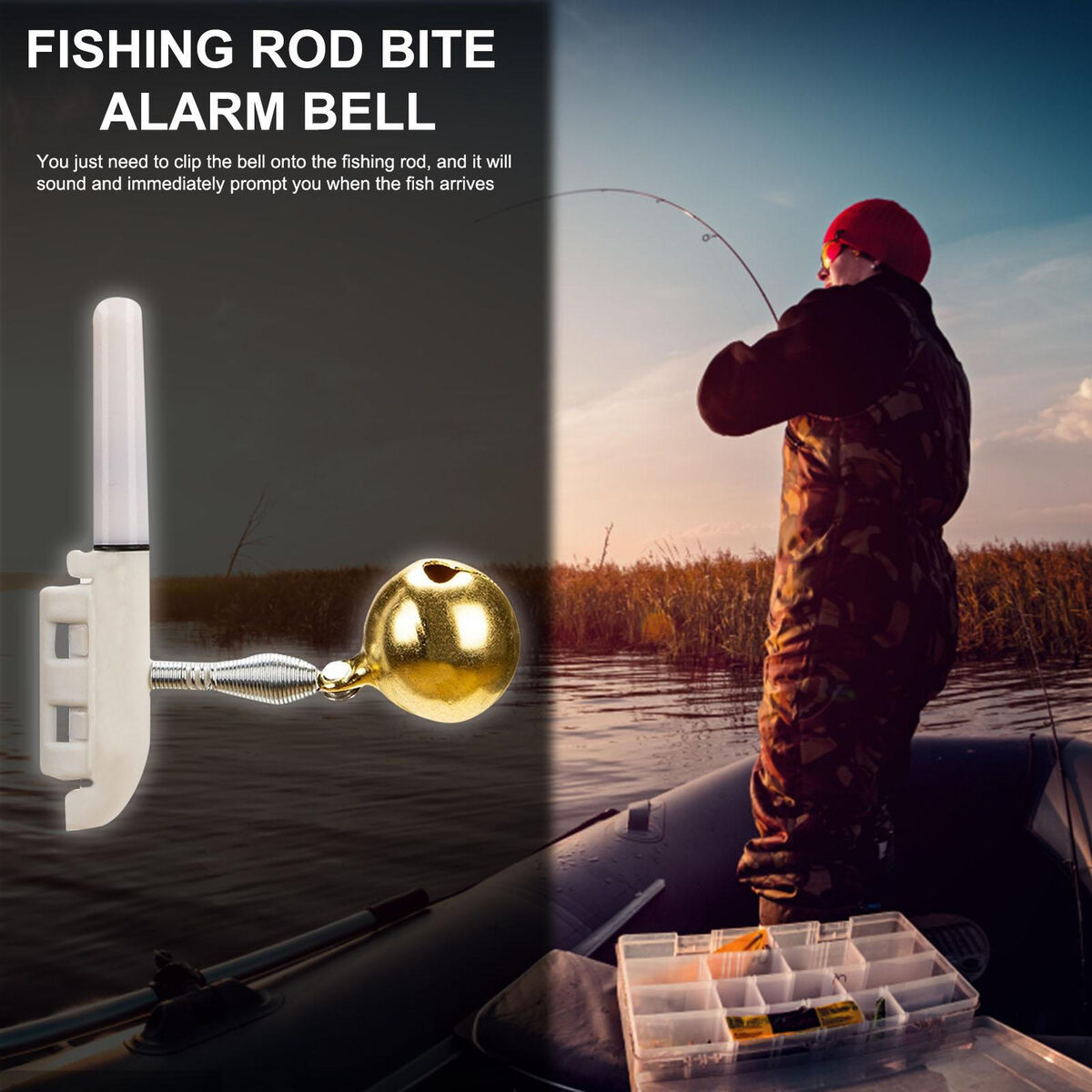 Burst Flash Electronic Color Change Bell Rod Slightly Sea Rod Light Raft  Fishin