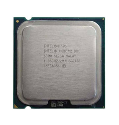 Intel Core 2 Duo SL9SA CPU E6300 1.86Ghz 1066Mhz 2Mb L2 Cache Socket Lga775 Desk