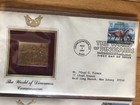 1997 First Day Issue The World of Dinosaurs Gold Stamp Replicas-Set of Three — photo 5