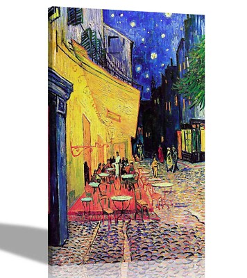 Cafe Terrasse bei Nacht Vincent Van Gogh Leinwandbilder moderne Wandbilder Bilder