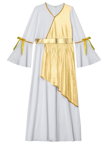 Costume Toga Bambina Lucido Romano Cosplay Principessa Vestito Tradizionale Halloween - Foto 53 di 89