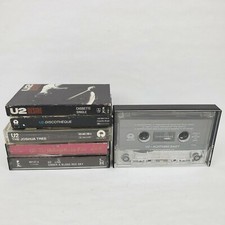 U2 Cassette Tape Lot of 6 Rock Joshua Tree Achtung Baby Unforgettable Fire Etc