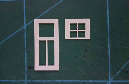 LC19 - Ventanas altas Lasercut con luz de ventilador de 4 paneles escala OO un montón de 6 modelos inteligentes - Imagen 4 de 5