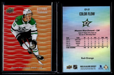 2023-24 Upper Deck Allure Red-Orange Color Flow #CF-27 Mason Marchment