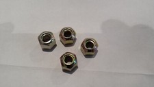 Set of 4 x 3/8 UNF Wheel Nuts - Fit many unbraked trailers & 60s car hubs