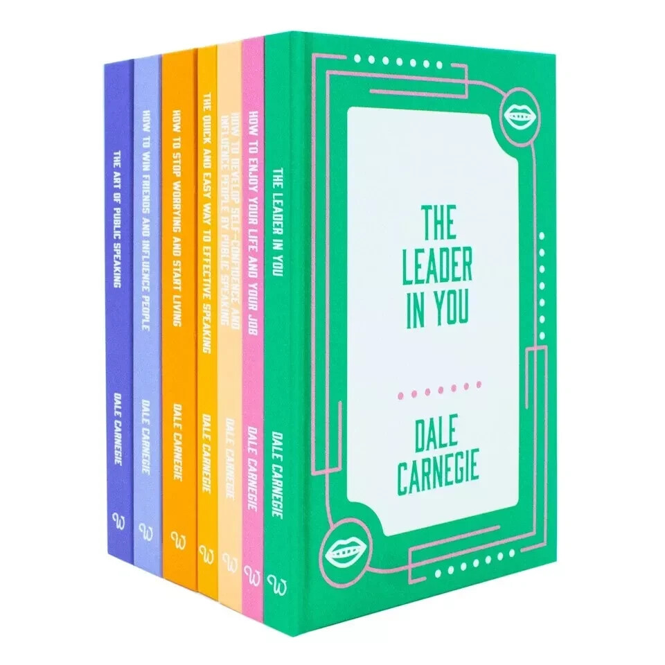 The Best Collection of Dale Carnegie 7 Books Set hardback The Leader in You