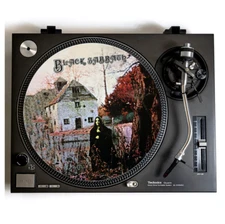 BLACK SABBATH Turntable Slipmat for Vinyl Records 12" DJ Slip Mat heavy metal lp