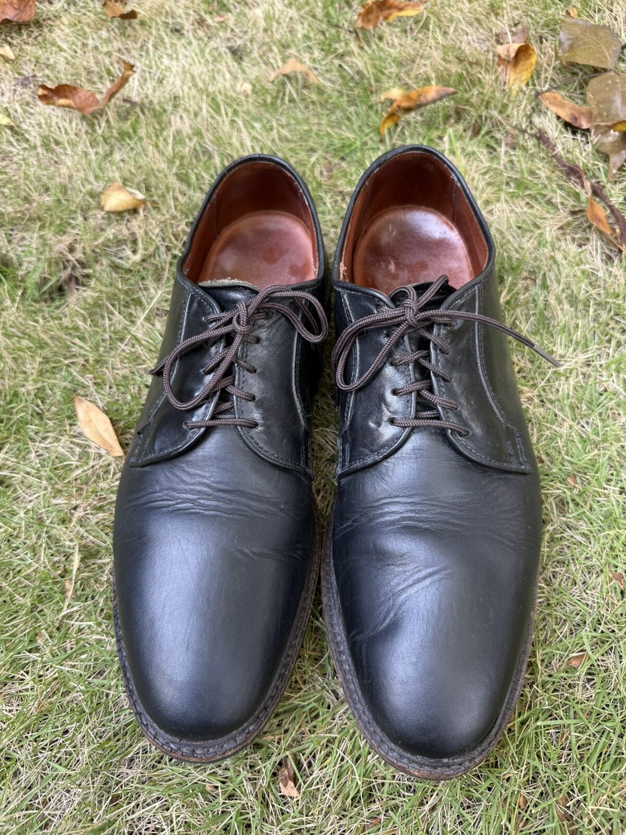 Allen Edmonds Black Hills 2905 Black Plain Toe Blucher 9.5 D  display picture 1