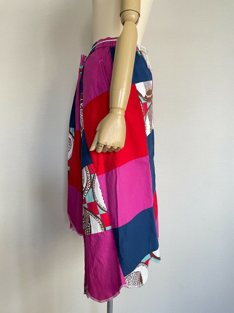 Comme des Garcons Hair Style Print Wrap Skirts AD2007