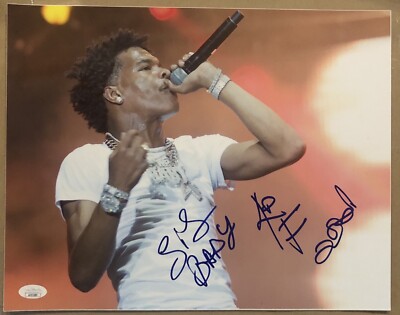 Lil Baby Signed Autograph 11x14 Photo JSA COA Rapper 4PF My Turn