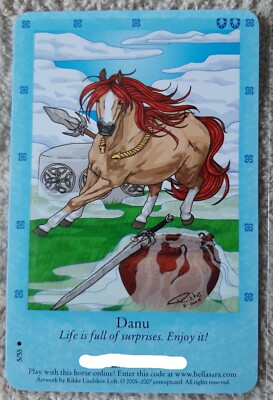 Bella Sara Northern Lights 5/55 Common Danu Trading Collector Card