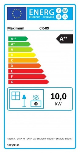 10KW Pelletofen (M-CR09) schwarz-weiß 17kg Behälter, Bluetooth, Wlan, - Bild 4 von 5