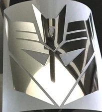 Transformer DECEPTICON  DIE-CUT Chrome or Color Vinyl Decal Sticker NEW