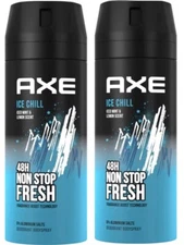 AXE BODY SPRAY FOR MEN 150 ML * ICE CHILL * 2 PCS