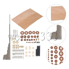 Tenor Saxophone Repair Kit Pads Rollers Screws Nuts & 150x100x1.2mm Neck Cork