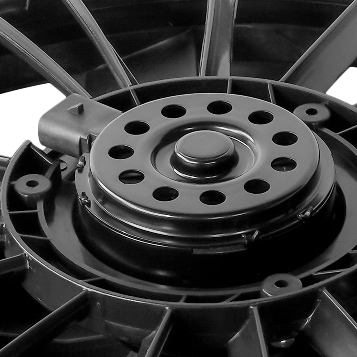 Fit 07-11 Jeep Wrangler 3.8L OE Style Radiator Cooling Fan Shroud 