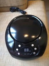 GPX, Inc. Portable Top-Loading CD Boombox with AM/FM Radio and 3.5mm Line In