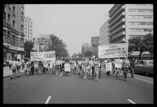8" x 10" Photo Women's liberation march from Farrugut Square to Lafayette Park