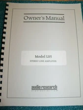 ORIGINAL AUDIO RESEARCH LS5 OWNER'S MANUAL NICE 
