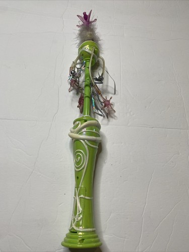 Disney On Ice TINKER BELL Green Light Up Wand Spinner Rare Collectible - Picture 4 of 4