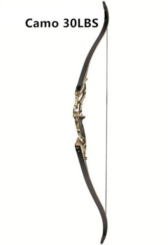 Recurve Bow Takedown Right Hand Bow 30-50Ibs Archery Black Limbs Handle - Picture 29 of 54