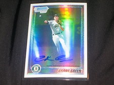 GRANT GREEN ROOKIE TOPPS CERTIFIED HAND SIGNED AUTOGRAPHED BASEBALL CARD /500
