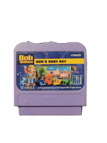 VTech V.Smile 2005 "Bob the Builder: Bob's Busy Day" Game Cartridge-Educational - 第 1/1 張圖片