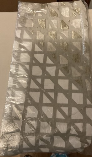West Elm Split Grid Pillow Cover 18x18 Stone White NEW - Picture 3 of 7