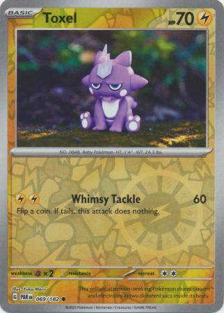 TOXEL 069/182 PARADOX RIFT POKEMON (REVERSE HOLO, NM) | eBay