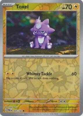 TOXEL 069/182 PARADOX RIFT POKEMON (REVERSE HOLO, NM) | eBay
