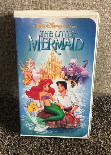 The Little Mermaid Black Diamond VHS BANNED COVER ART RARE  - Bild 1 von 7